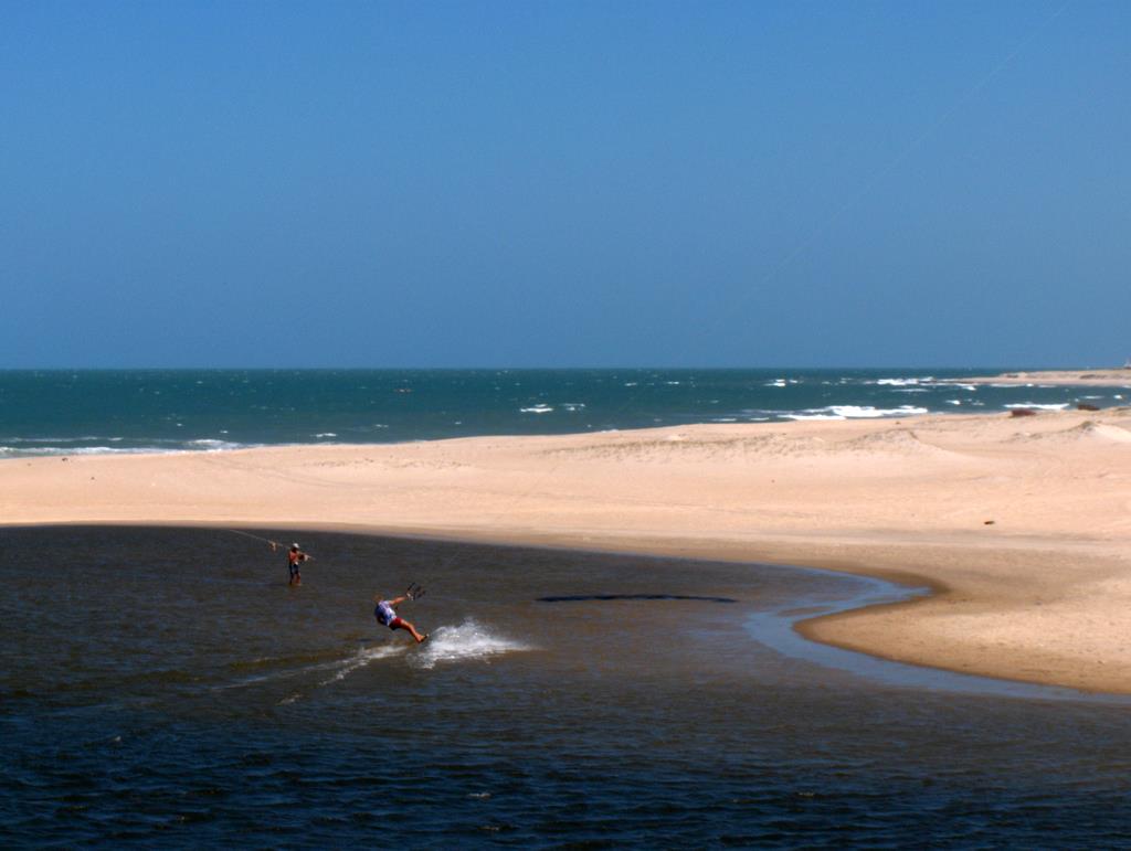 cours kitesurf sur le lac 